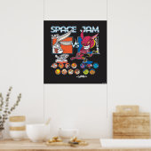 SPACE JAM™ TUNE SQUAD™ VS モンスターズ ロスターデザイン ポスター (キッチン)