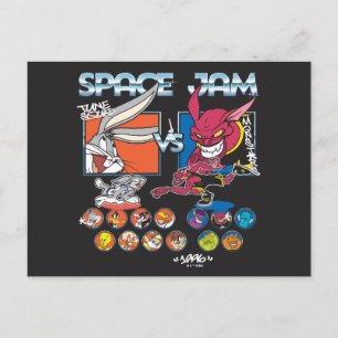 SPACE JAM™ TUNE SQUAD™ VS モンスターズ ロスターデザイン ポストカード