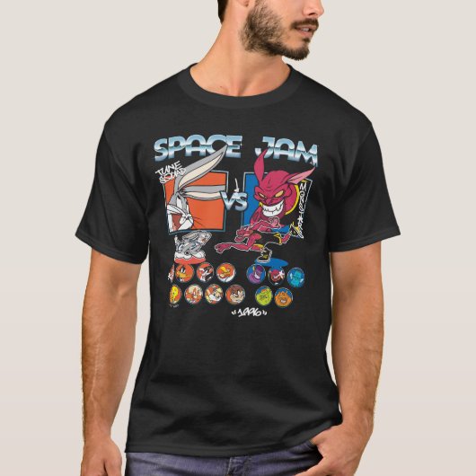 SPACE JAM™ TUNE SQUAD™ VS モンスターズ ロスターデザイン Tシャツ (正面)
