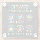 Space keeps us wondering ガラスコースター (裏面)