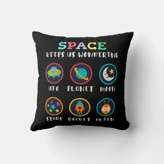 Space keeps us wondering クッション (裏面)