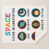 Space keeps us wondering シェルパブランケット (正面(横))