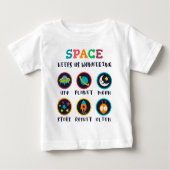 Space keeps us wondering ベビーTシャツ (正面)