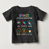 Space keeps us wondering ベビーTシャツ (正面)