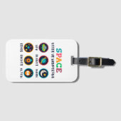 Space keeps us wondering ラゲッジタグ (正面横)