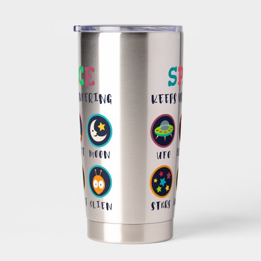 Space keeps us wondering 保温保冷タンブラー (右面)