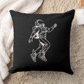 Space Kicks: Winged Astronaut Flight クッション (ブランケット)