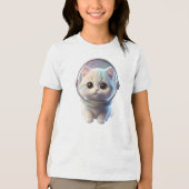 Space Kitty 3D トライブレンドＴシャツ (正面)