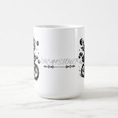 Space Lemur Astronaut Riding Bicycle - Madagascar  コーヒーマグカップ (中央)