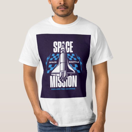 Space Mission – Explore the Universe Tシャツ (正面)