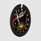 Space Mission Patch オーナメント (正面)