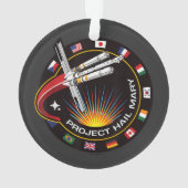 Space Mission Patch オーナメント (裏面)