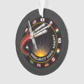 Space Mission Patch オーナメント (正面)