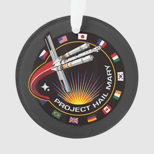Space Mission Patch オーナメント (正面)