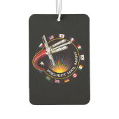 Space Mission Patch カーエアーフレッシュナー (裏面)