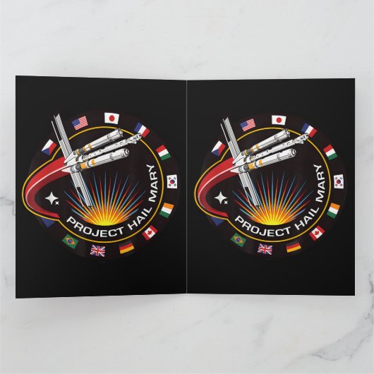 Space Mission Patch カード (内部)