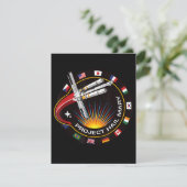 Space Mission Patch カード (スタンド正面)