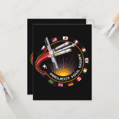 Space Mission Patch カード (正面/裏面インサイチュ)