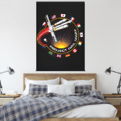 Space Mission Patch キャンバスプリント (インサイチュ (寝室))