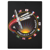 Space Mission Patch クリップボード (裏面)