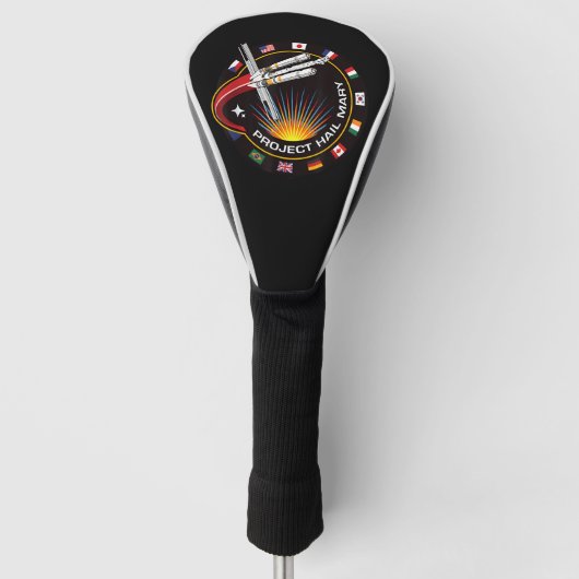 Space Mission Patch ゴルフヘッドカバー (正面)