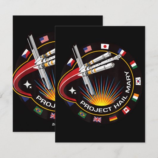 Space Mission Patch シーズンカード (正面/裏面)