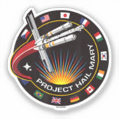 Space Mission Patch シール (正面)