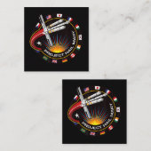 Space Mission Patch スクエア名刺 (正面/裏面)