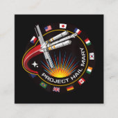 Space Mission Patch スクエア名刺 (正面)