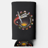 Space Mission Patch スリム缶クーラー (裏面)