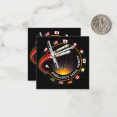 Space Mission Patch ノートカード (正面/裏面インサイチュ)