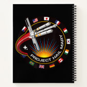 Space Mission Patch ノートブック (裏面)