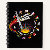 Space Mission Patch ノートブック (正面)