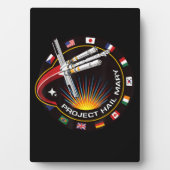 Space Mission Patch フォトプラーク (正面)