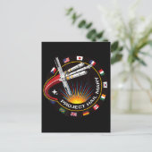 Space Mission Patch ポストカード (スタンド正面)