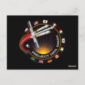 Space Mission Patch ポストカード (裏面)