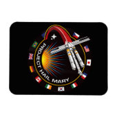 Space Mission Patch マグネット (横)