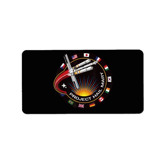 Space Mission Patch ラベル (正面)