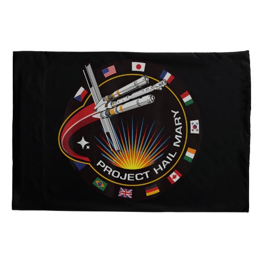 Space Mission Patch 枕カバー (裏面)