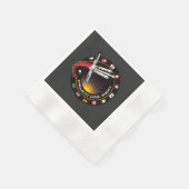 Space Mission Patch 縁ありカクテルナプキン (角)