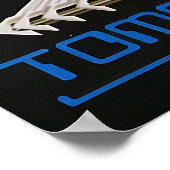 Space Mountain Disneyland Attraction Poster Print ポスター (角)