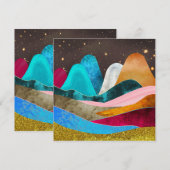 Space Mountains 招待状 (正面/裏面)