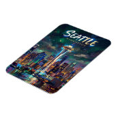 Space Needle USA マグネット (左側)