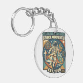 Space Odyssey – Cosmic Adventure for Space Lovers キーホルダー (正面左)