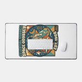 Space Odyssey – Cosmic Adventure for Space Lovers デスクマット (キーボード&マウス)