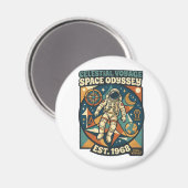 Space Odyssey – Cosmic Adventure for Space Lovers マグネット (正面/裏面)