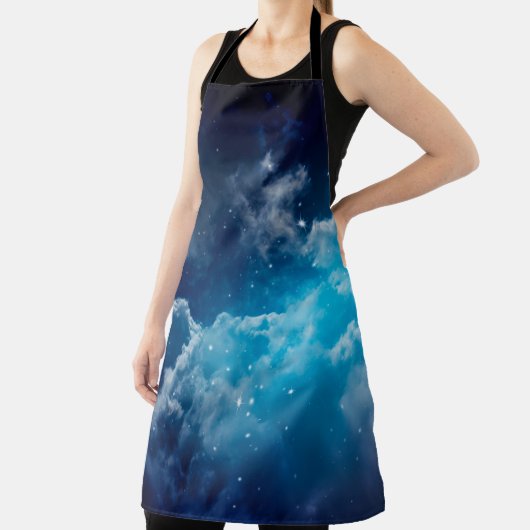 Space of night sky with cloud and starssky,night,b エプロン (インサイチュ)