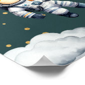 Space One Birthday Welcome Poster ポスター (角)