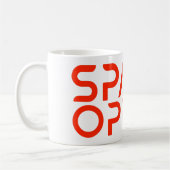 Space Opera Genre Lover コーヒーマグカップ (左)