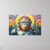 SPACE ORANGUTAN -6 キャンバスプリント (正面)